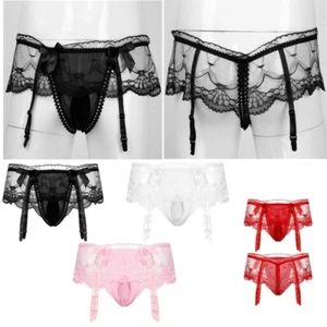 Mutandine uomo perizoma perizoma sissy marsupio lingerie sexy slip schiena a T mutande - Foto 1 di 46