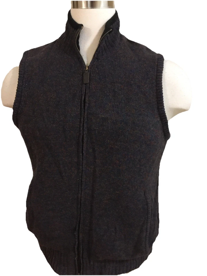 MEN'S Pendleton Full Zip 100% Shetland Wool Fleece Lined Sweater Jacket Medium - Image 1 of 4