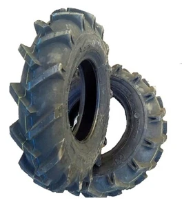 TWO (a pair) 4.00-8 Deestone D402 lug tires - FREE SHIP - Picture 1 of 1