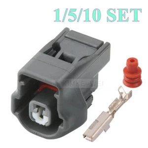 1 Pin/Way Automotive Knock Sensor Female Connector Plug Kit for Toyota Lexus - Picture 1 of 3