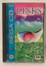 Links: The Challenge of Golf Sega CD, 1994 CIB W/Registration Card Tested 