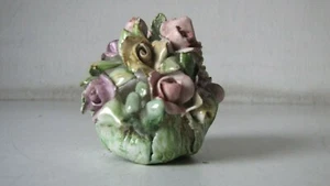 TERMINALE IN CERAMICA/PORCELLANA PER LAMPADARIO ANTICO - Imagen 1 de 4