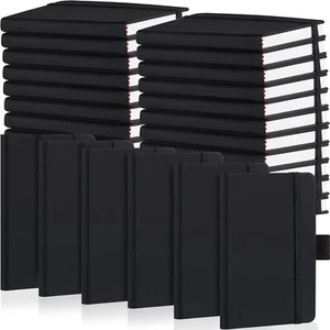 40 Pieces Small Notebooks A6 Pocket Journals 3.5 x 5.5 Inch Small Leather Not... - Picture 1 of 6