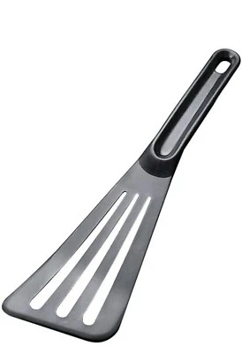 Mercer culinary Bourgeat Exoglass High Temperature Pelton Spatula, Grey - Image 1 of 2