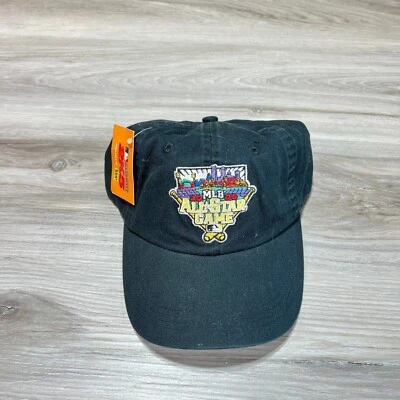 2006 MLB All Star Game 2K5 Strap Back Hat Cap Black Embroidered NWT - Image 1 of 4
