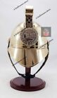 Brass Nautical Collectible Fire Fighter Chief Fireman Helmet Decorative LARP SCA