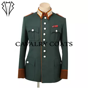 Nueva blusa de campo de oficial estadounidense M38 de lana verde para hombre, chaqueta de oficial de guerra británica para hombre - Imagen 1 de 6