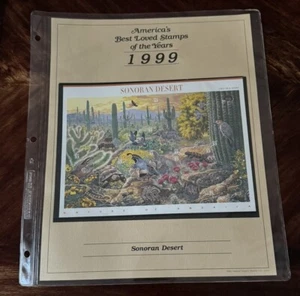 1999 US Stamp Sheet Of The Sonoran Desert 1st In The Series Nature Of America - Picture 1 of 2