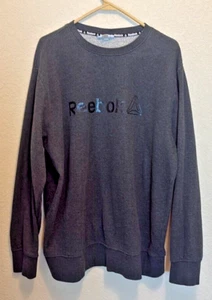 Reebok Men’s Gray & Black Sweatshirt Size XL - Picture 1 of 3