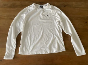 VINTAGE Nike Shirt Boys Youth S Thermal Long Sleeve Aired Retro Basketball 90s - Picture 1 of 5