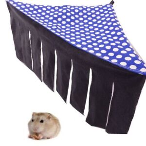 Fleece Hammock Cage Small Animal Tent Guinea Pig Sleeping Bed Hamster Hideout