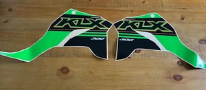 KAWASAKI KLX 300 KLX300 21-22-23 SHROUD GRAPHICS DECALS THICK HIGH QUALITY NEW - Picture 1 of 15