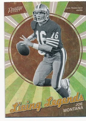 JOE MONTANA 2023 PANINI PRESTIGE LIVING LEGENDS #23 SAN FRANCISCO 49ERS MINT - Image 1 of 2