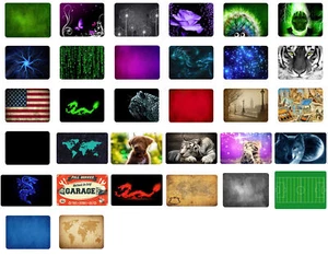 Silmo Mauspad 24 x 20 / 36 x 25cm Gaming u Office Mousepad Büro Bild Foto Design - Bild 1 von 31