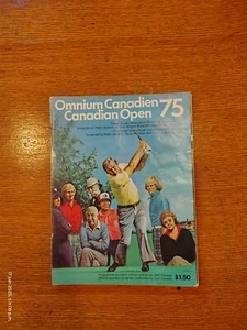 1975 GOLF PROGRAMME MONNTREAL COVER PALMER TREVINO NICKLAUS PLAYER MILLLER - Picture 1 of 4