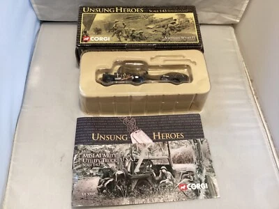 CORGI  US 50105 M151 A1 MUTT UTILITY TRUCK US ARMY UNSUNG HEROES VIETNAM  1:43 - Image 1 of 4