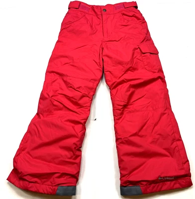 Columbia Out Grow Girl Small Pink Ski Snow Pant Adjustable Waist Water Resistant - Image 1 of 4