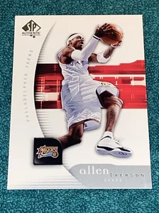 2005-06 SP Authentic #64 Allen Iverson 76ers Free Shipping! - Picture 1 of 2