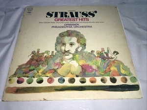 Strauss' Greatest Hits Philadelphia ormandy orchestra Vinyl Record 33RPM - Picture 1 of 12