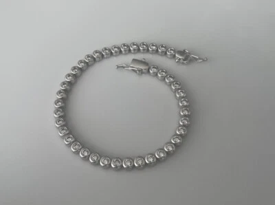 Pierre Lang Armband Tennis Silber Tennisarmband Zirkonia 16 cm - Bild 1 von 4