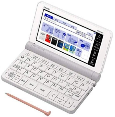 Casio Electronic Dictionary EX-Word XD-SR4800WE White Learn Japanese Japan - Image 1 of 4