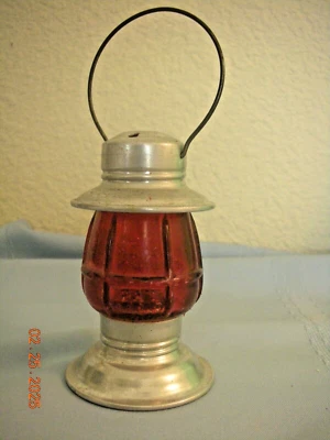 Antique Glass Candy Container Red Lantern circa 1912 - Image 1 of 4