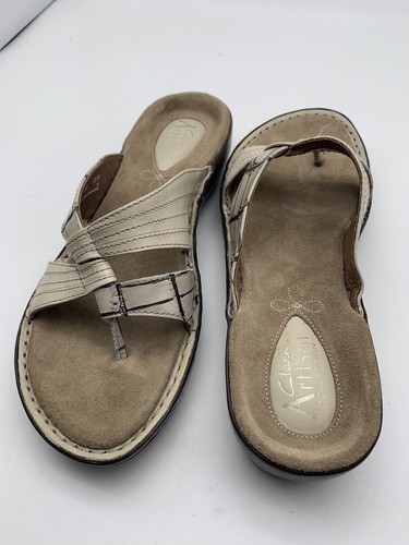 Clarks Artisan Collection 73539 Mantis Sandalo Donna Slip On 6 1 2M Off White