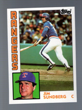 1984 Topps Tiffany Jim Sundberg #779 