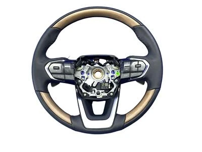 2023-2025 LEXUS RX350H VOLANTE DELANTERO IZQUIERDO CALEFACTABLE MADERA CON NEGRO Foto 1 de 4