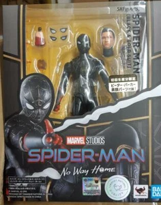 Modellino tuta Bandai Figuarts MARVEL UNIVERSE Spider Man No Way Home nero e oro - Foto 1 di 3