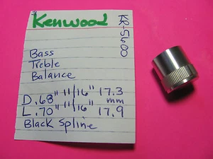 📈 KENWOOD K21-0313-04 BASS TREBLE BALANCE KNOB KR-5600 KR-4600 KR-3600 RECEIVER - Afbeelding 1 van 6