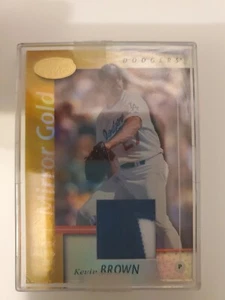 Kevin Brown 2002 Leaf Certified Mirror Gold #21 GU Jersey 17/25 NY LA Dodgers - Picture 1 of 4