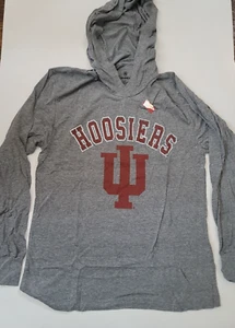 Indiana Hoosiers Hoodie Oberteil Erwachsene Größe M Neu Grau - Bild 1 von 4
