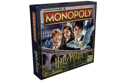 BRANDED Monopoly Harry Potter Edition Board Game English Version Family Strategy Game 8+