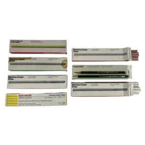 FaberCastell Machine Eraser & Koh-I-Noor Rapidograph Eraser Strips Lot - Picture 1 of 3