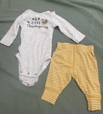 Carters Child of Mine My First Thanksgiving Outfit - Image 1 of 3