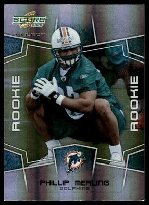 2008 Score Select #355 Phillip Merling #/999 - Image 1 of 2