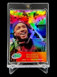 2001 Topps BARRY BONDS REFRACTOR /1567 eTopps HOLO #22🔥SHARP🔥RARE SSP🔥 - Picture 1 of 12