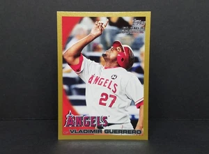 2010 Topps #130 Vladimir Guerrero, Angels (HOF) - Gold Parallel (1813/2010) - Bild 1 von 2