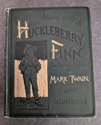 Huckleberry Finn First Edition 1886 Mark Twain Clean Tight Copy - Image 1 of 4