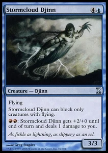 Stormcloud Djinn - Time Spiral #82/301 MTG Magic The Gathering - Picture 1 of 1