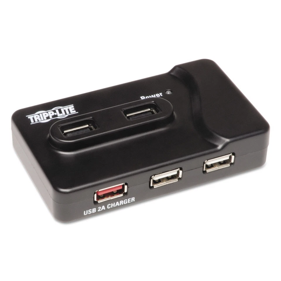 Tripp Lite U360412 6 Ports USB 3.0 SuperSpeed Charging Hub - Black New - Image 1 of 3