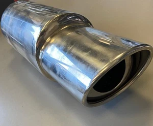 Universal Sport Exhaust 115 x 80mm - Picture 1 of 3