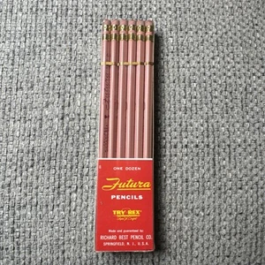 Vintage FUTURA No. 339 Pencils #4 Very Hard, TRY REX Sealed 12 Pack RICHARD BEST - Picture 1 of 10