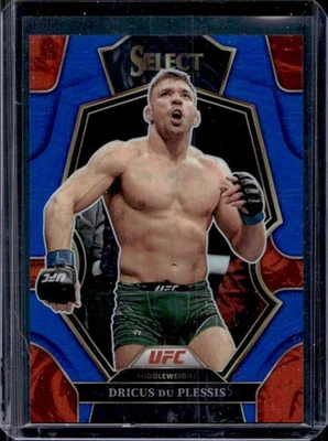 2023 Select UFC Dricus du Plessis Blue Prizms #/199 - Image 1 of 2