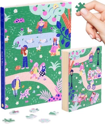 PieceRelax Puzzle. A5  Journal 329 Pcs Adults Book Cover Peace By Piece - Image 1 of 4