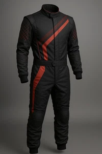 Custom Made F1 Go Kart Suit CIK/FIA Level 2 Race Suit with Matching Gloves - Picture 1 of 5