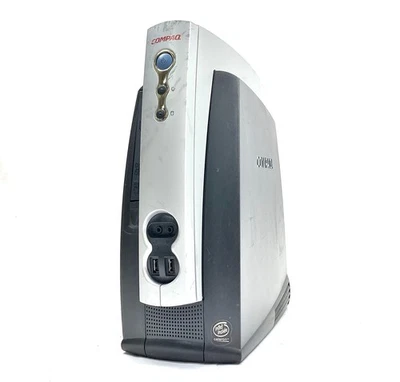 Computadora de escritorio Compaq PD1085 IPAQ Intel Celeron 700 MHz 512 MB SIN/HDD vintage PC retro Foto 1 de 4