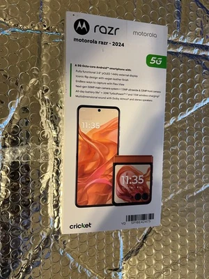 Totalmente Nuevo - Motorola Moto RAZR 2024 - 256GB Spritz Orange - Cricket Wireless Foto 1 de 2