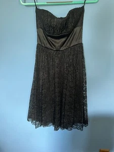 Ruby Rox Teen/Juniors Strapless Black Lace Dress Size 5- Unaltered - Picture 1 of 4